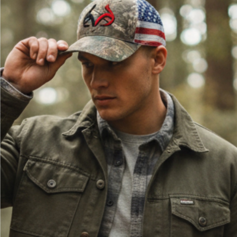 Realtree Camo Baseball Cap with Embroidered Logo